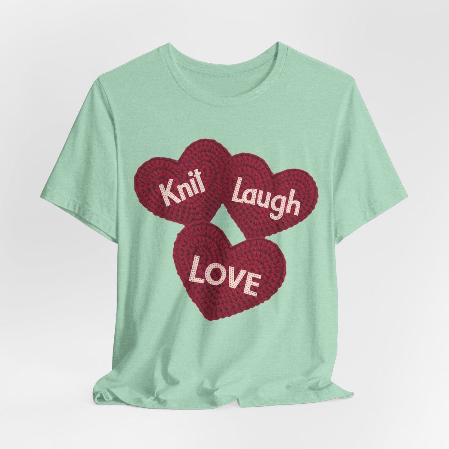 Knit Laugh Love - Celebrate the Joy of Yarn Crafting, Knitting gift