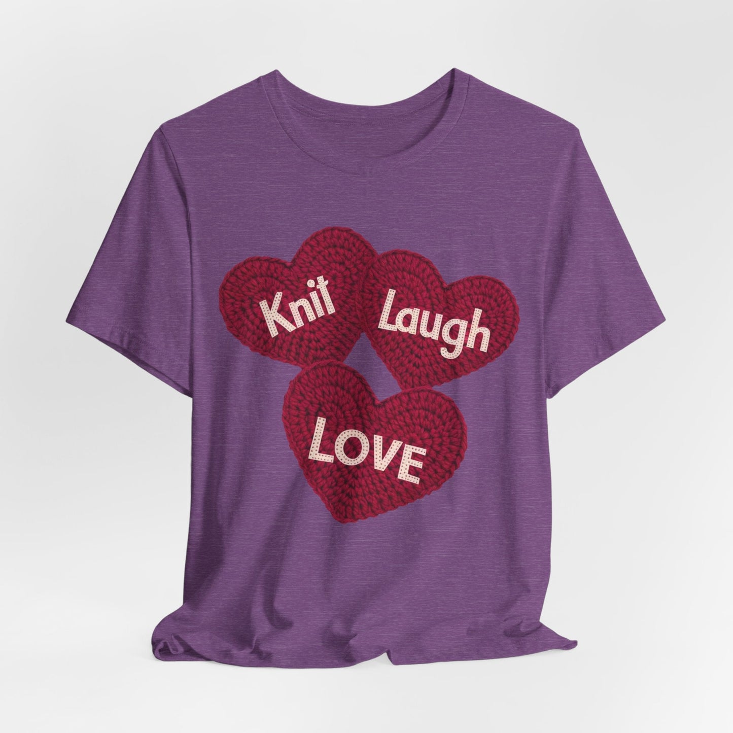 Knit Laugh Love - Celebrate the Joy of Yarn Crafting, Knitting gift