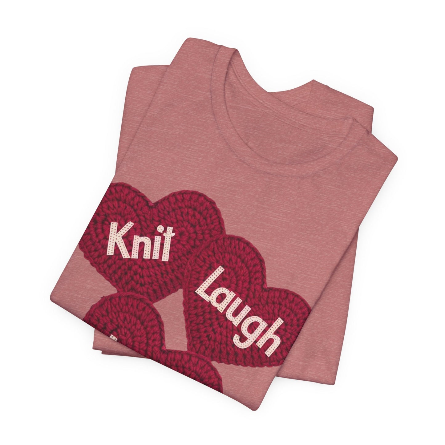 Knit Laugh Love - Celebrate the Joy of Yarn Crafting, Knitting gift