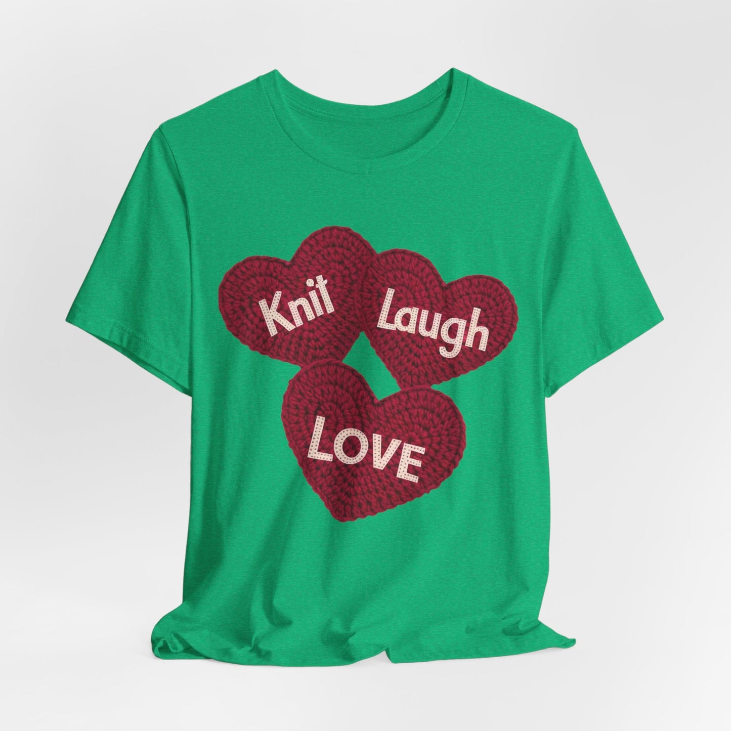 Knit Laugh Love - Celebrate the Joy of Yarn Crafting, Knitting gift