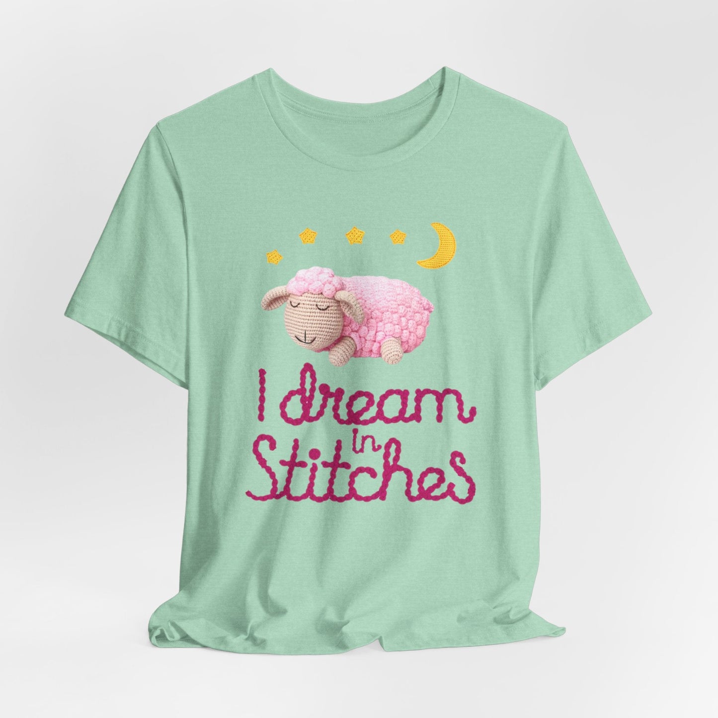 I Dream in Stitches - Stitch Humor Knitting Shirt for Crafters, Knitting gift