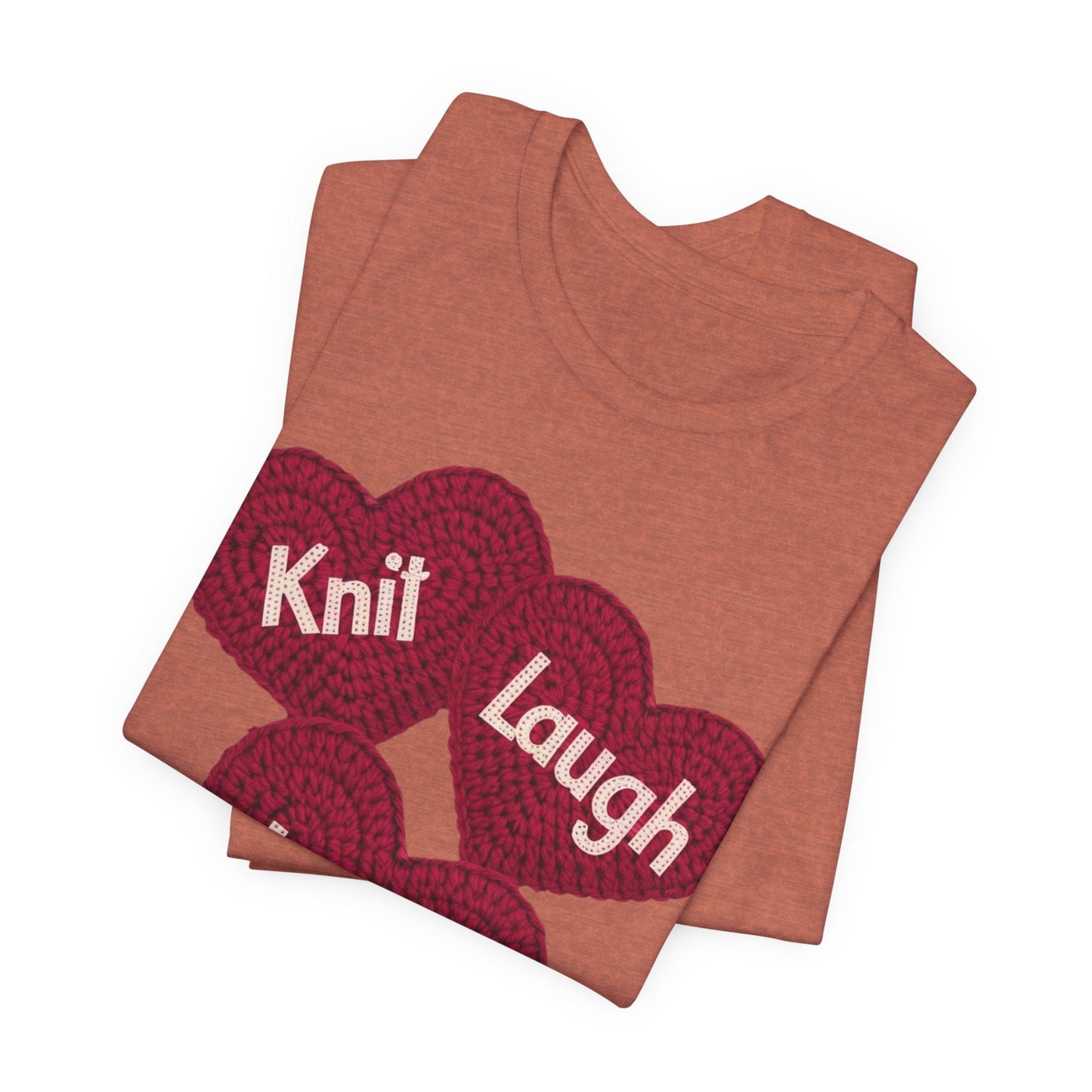 Knit Laugh Love - Celebrate the Joy of Yarn Crafting, Knitting gift