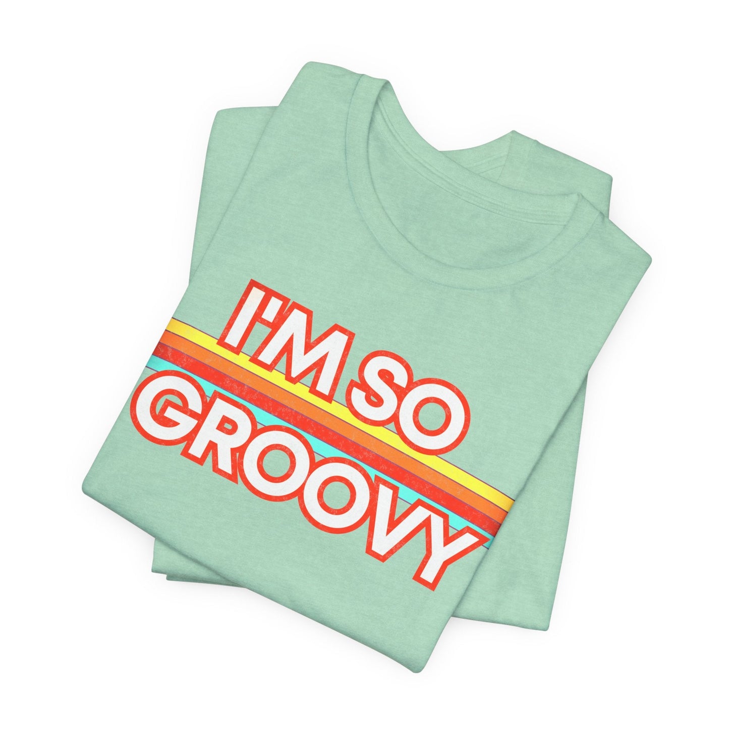 Embrace your funky side with our "I'm So Groovy" disco shirt. Womens 70s clothing, Trendy shirt, 70s mens shirt, Retro Shirt, Vintage Gift