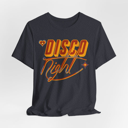 Disco Night 70s T-Shirt - Vintage Retro Style Party Tee