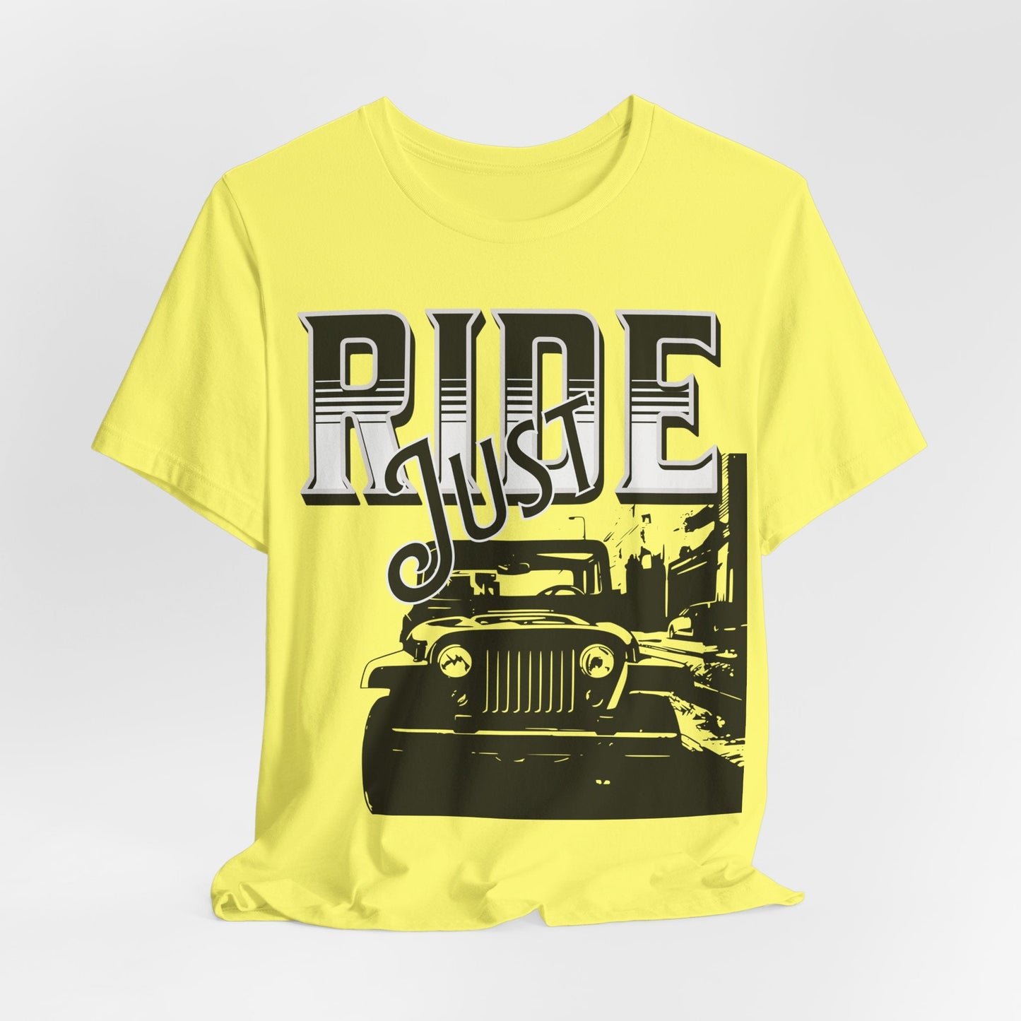 Adventure Jeep T-Shirt - Hit the Trails with 'Just Ride'