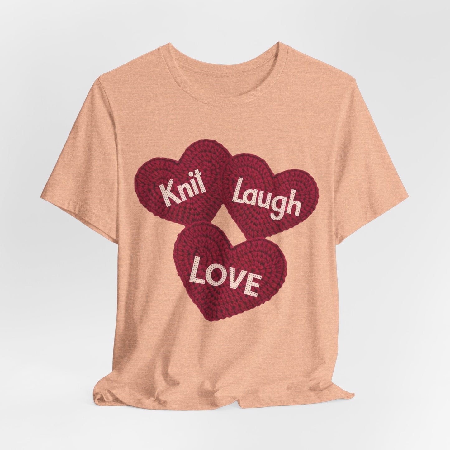 Knit Laugh Love - Celebrate the Joy of Yarn Crafting, Knitting gift