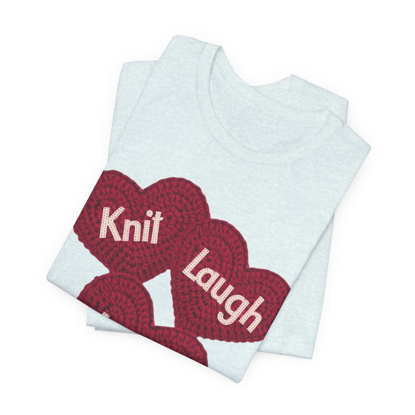 Knit Laugh Love - Celebrate the Joy of Yarn Crafting, Knitting gift