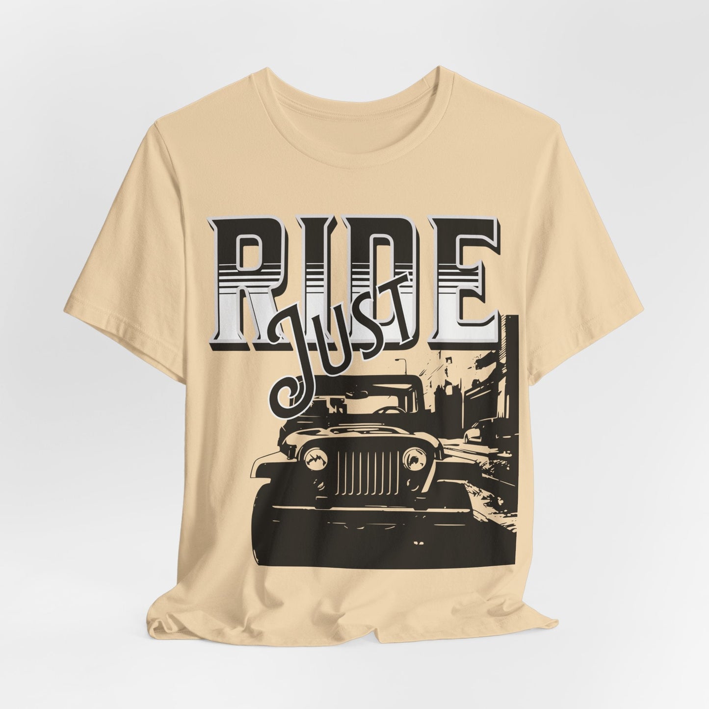 Adventure Jeep T-Shirt - Hit the Trails with 'Just Ride'