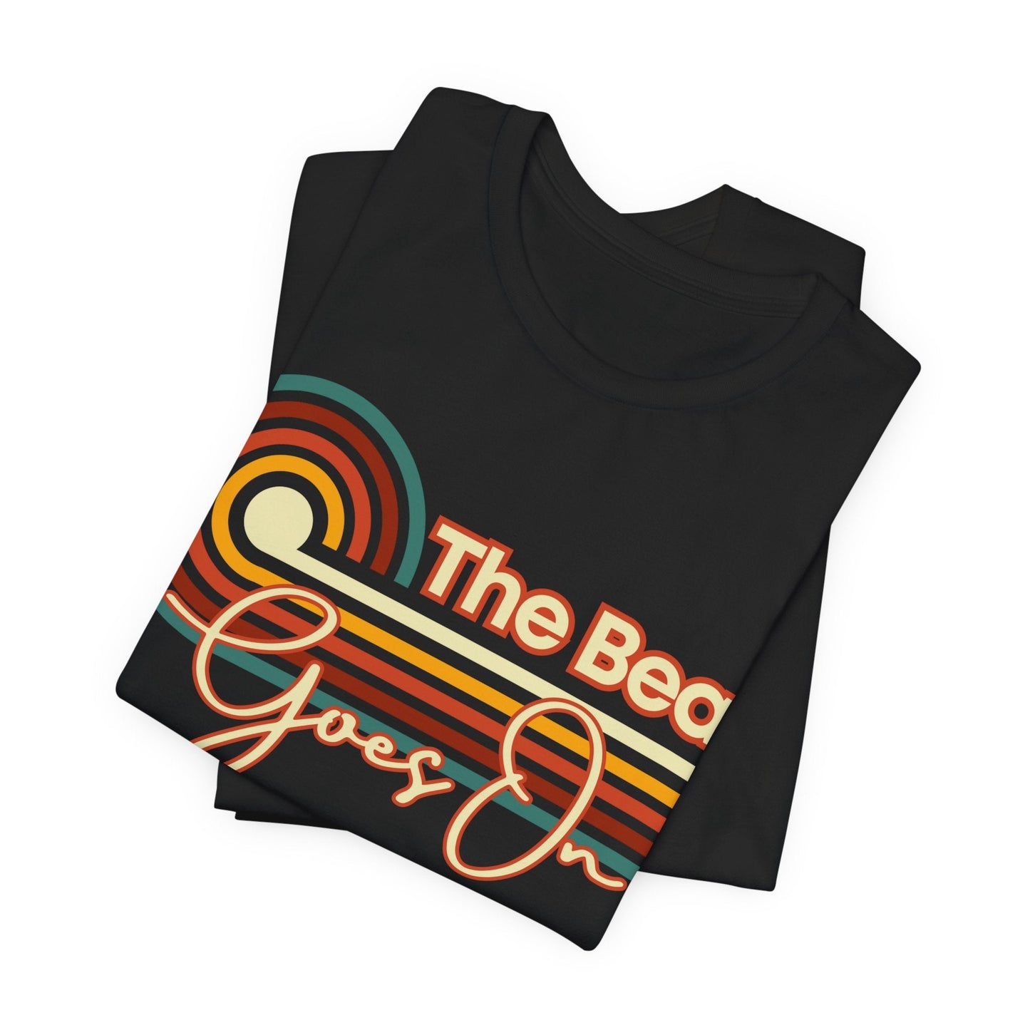 Dance through the ages with our "The Beat Goes On" disco shirt. Vintage Style Gift.