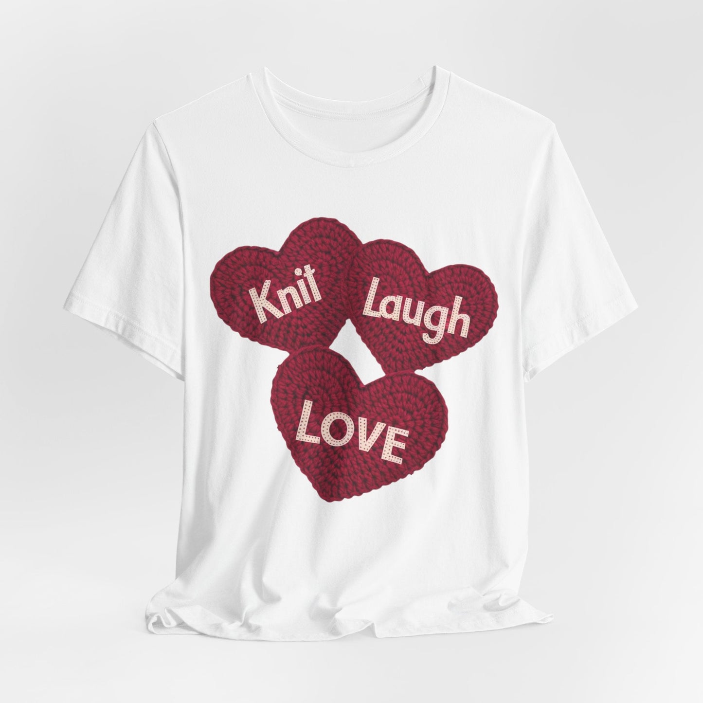 Knit Laugh Love - Celebrate the Joy of Yarn Crafting, Knitting gift