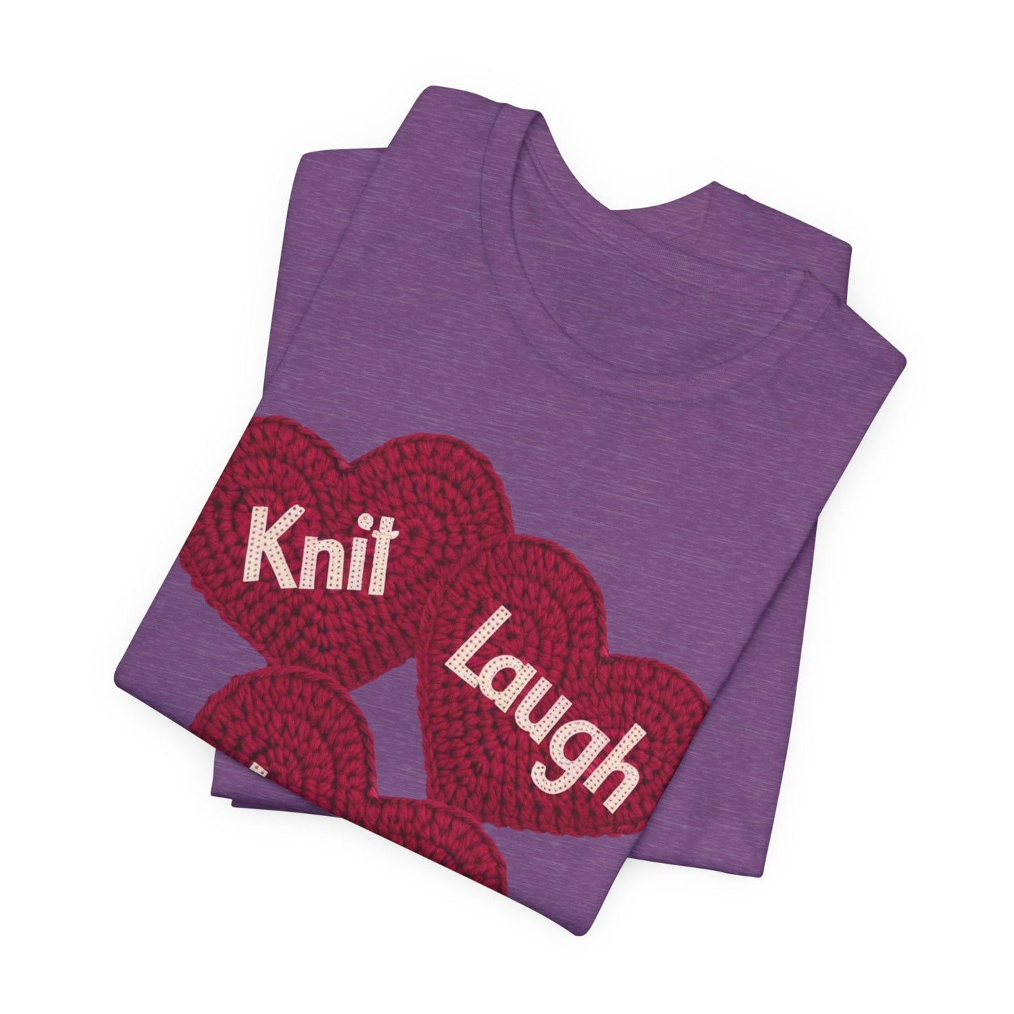 Knit Laugh Love - Celebrate the Joy of Yarn Crafting, Knitting gift