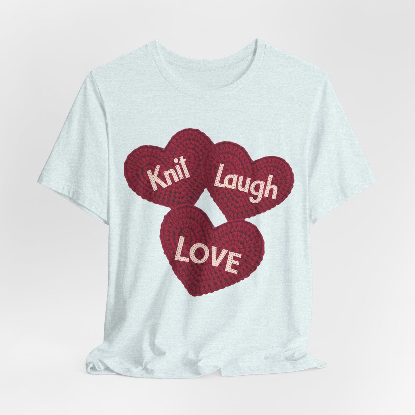 Knit Laugh Love - Celebrate the Joy of Yarn Crafting, Knitting gift