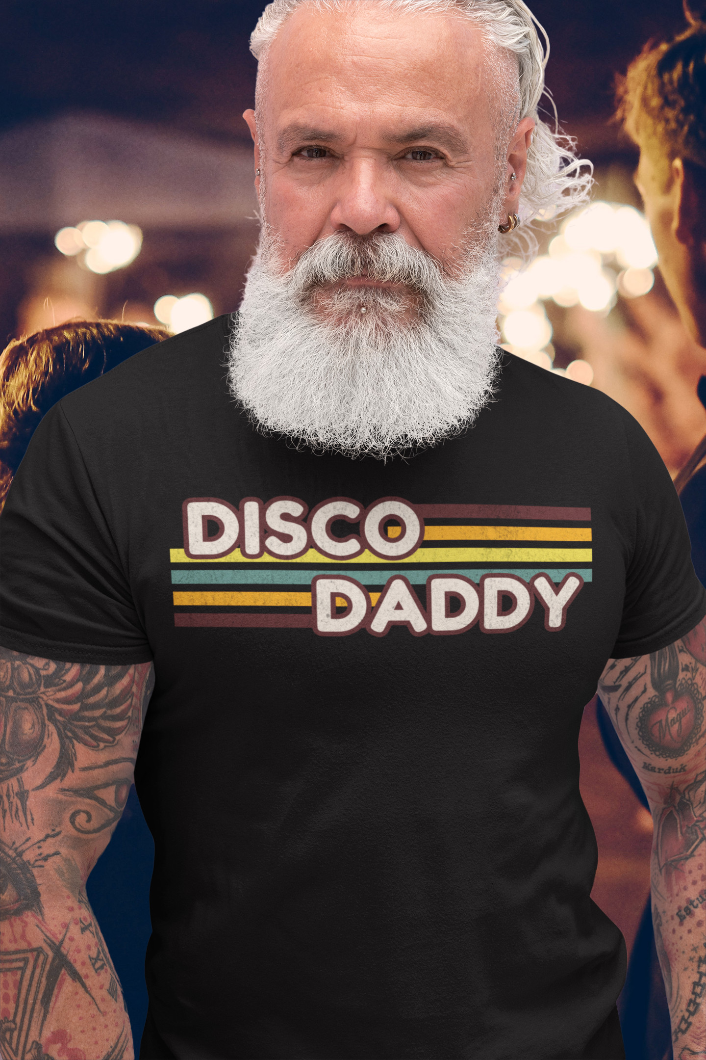 Disco Daddy - Vintage Style Disco Shirts. Gift for Daddy.